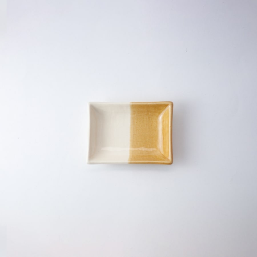 豆皿 / 黄彩 / true colors line / 瀬戸焼