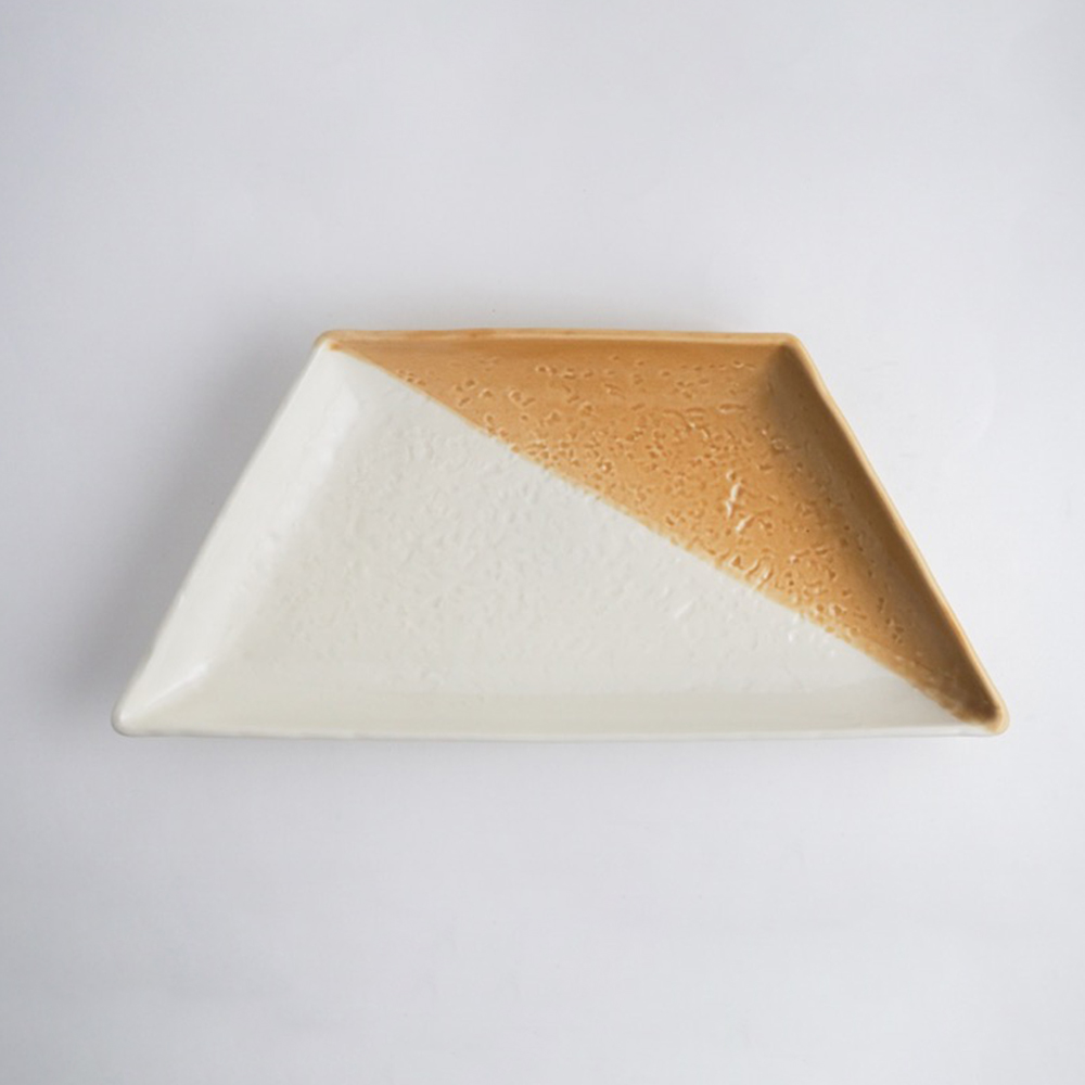 大皿 / 黄彩 / true colors line / 瀬戸焼