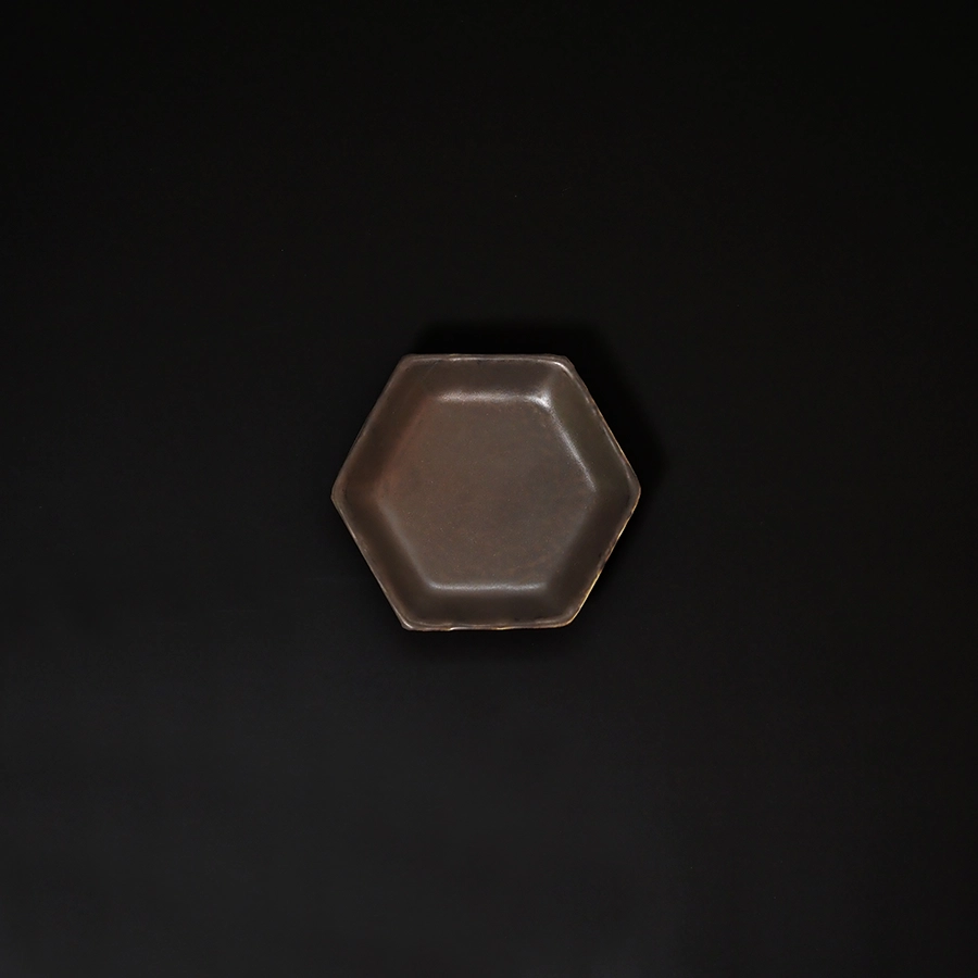 六角豆皿 / lanz m.m.d. / 瀬戸焼