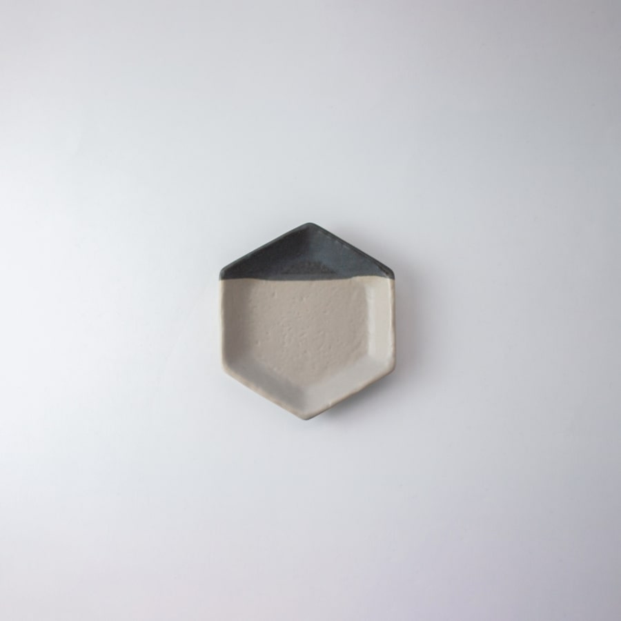 六角豆皿 / maison line / 瀬戸焼