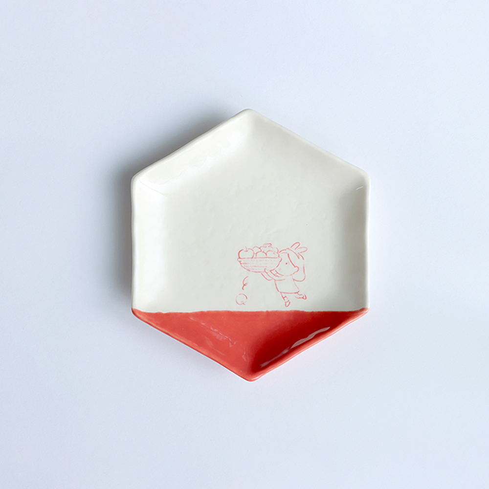 取皿 / スカーレット / イケガミヨリユキ コラボ / 瀬戸焼