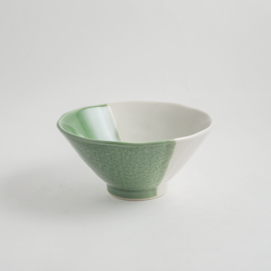 てのひら茶碗 / 織部 / true colors line / 瀬戸焼
