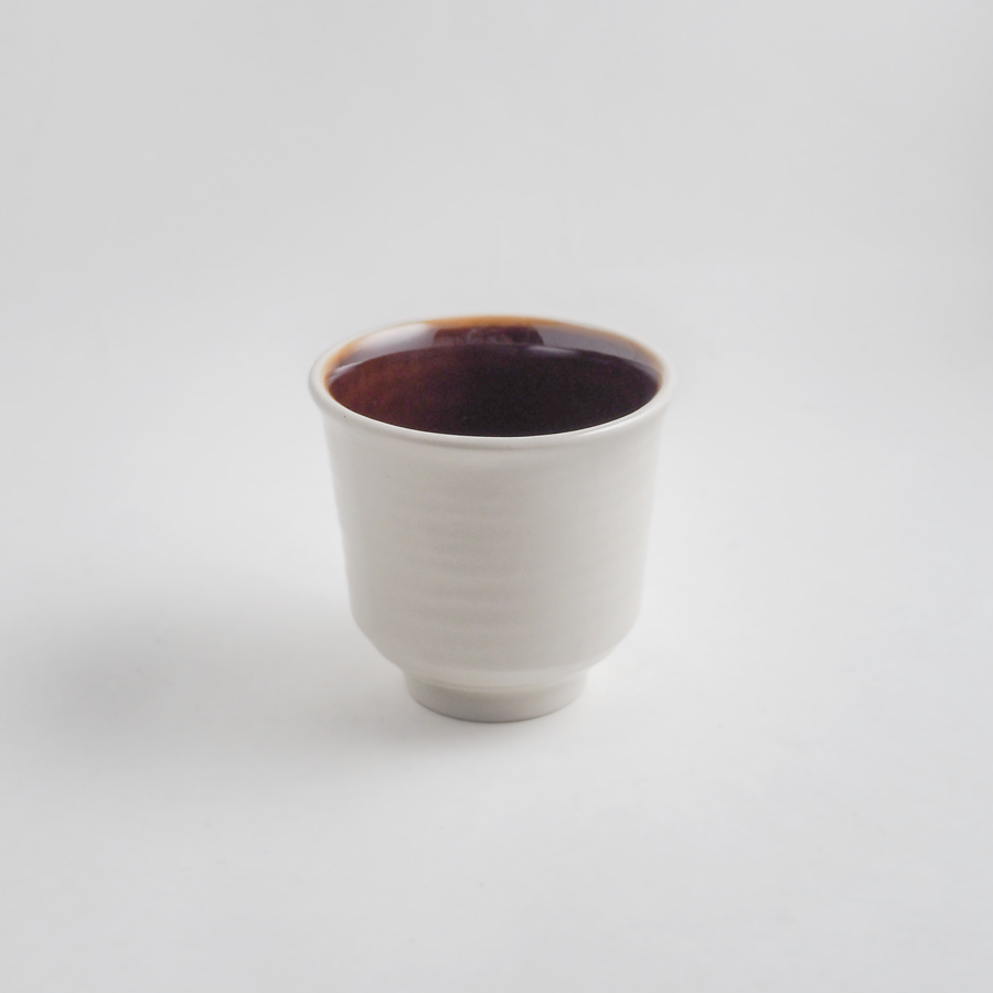 すずらん湯呑み / アメ / true colors line / 瀬戸焼