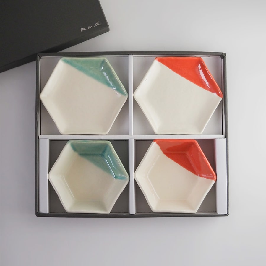 中鉢・取皿セット / true colors line / ギフトボックス＆熨斗付き / 瀬戸焼