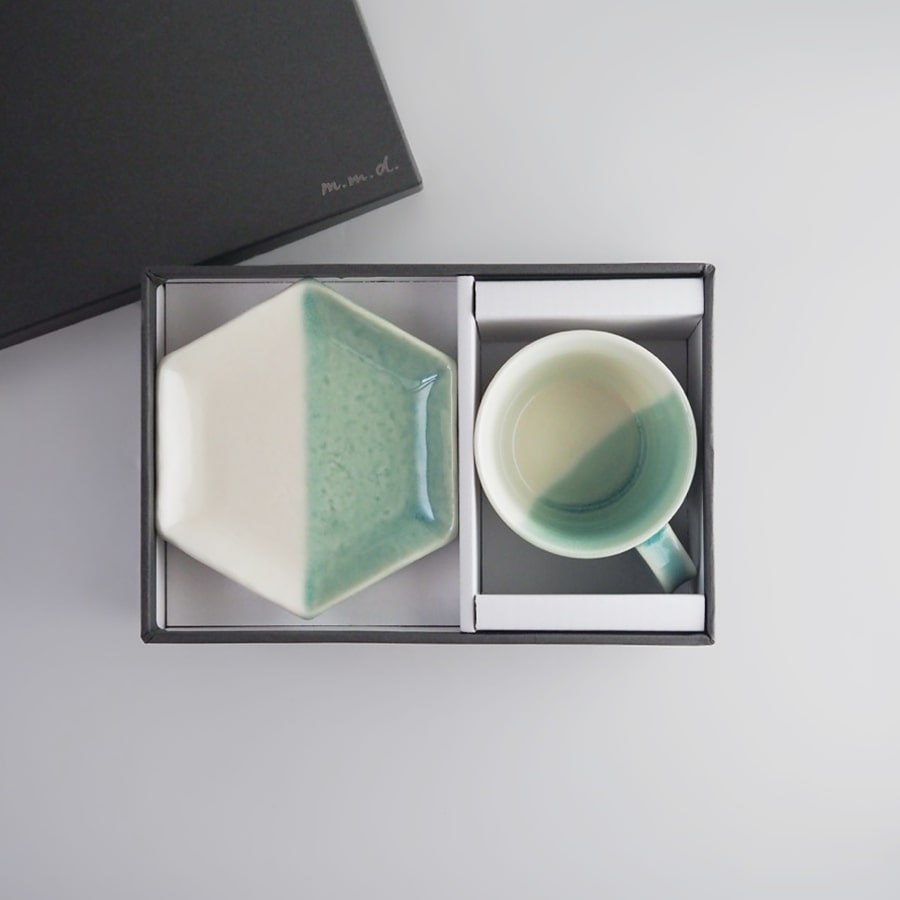 カップ＆ソーサー / true colors line / ギフトボックス＆熨斗付き / 瀬戸焼