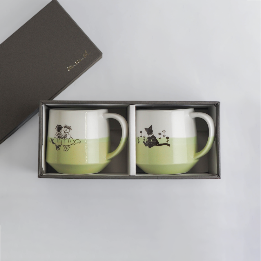 ACORNマグカップ2個セット / tono「Morning Walk」シリーズ / 瀬戸焼