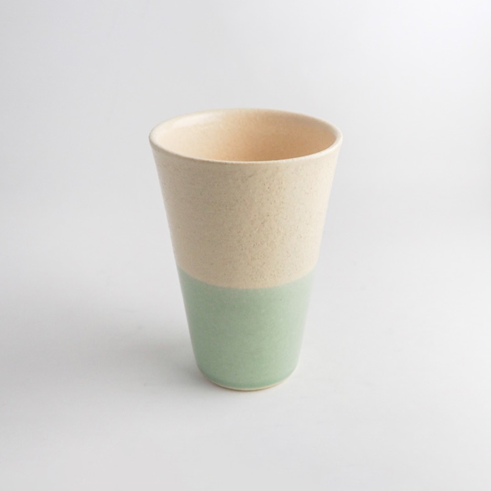 ビアカップ / 青磁 / true colors line / 瀬戸焼