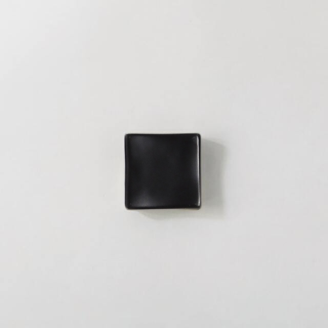 箸置き / ブラック / monochrome line / 瀬戸焼
