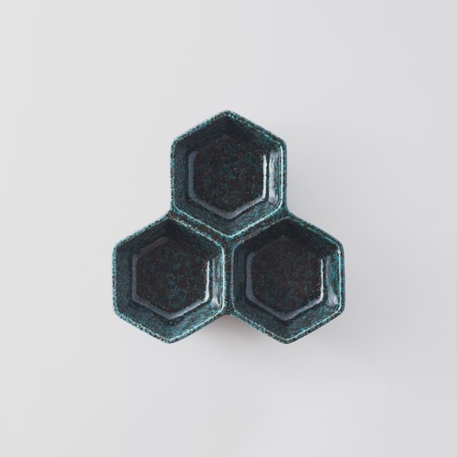 豆小鉢 三品 / うのふ・青唐津 / 瀬戸焼