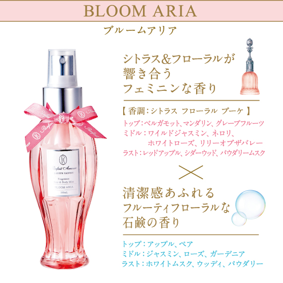 フレグランス ヘア&ボディミスト ブルームアリア