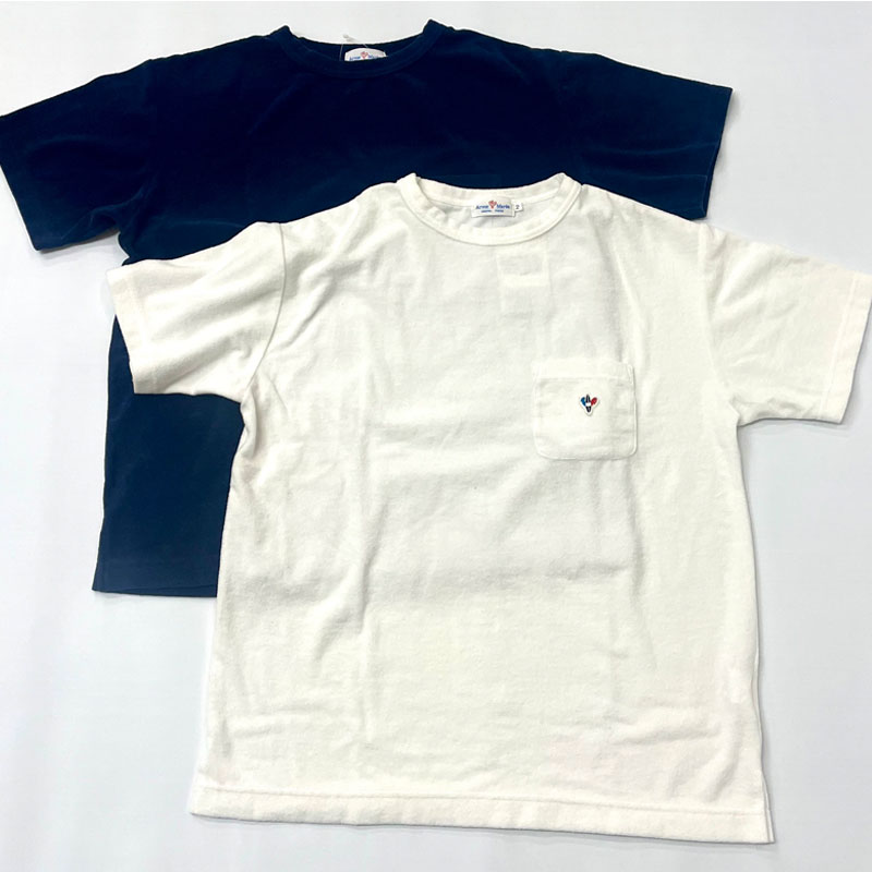 Arvor Maree アルボマレー PILE POCKET TEE　半袖　パイル地　ポケット　Tシャツ
