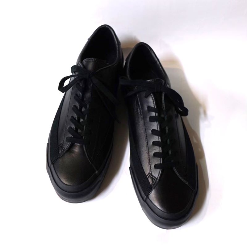 アサヒ Asahi ベルテッド レザースニーカー ASAHI BELTED LOW M036 Black