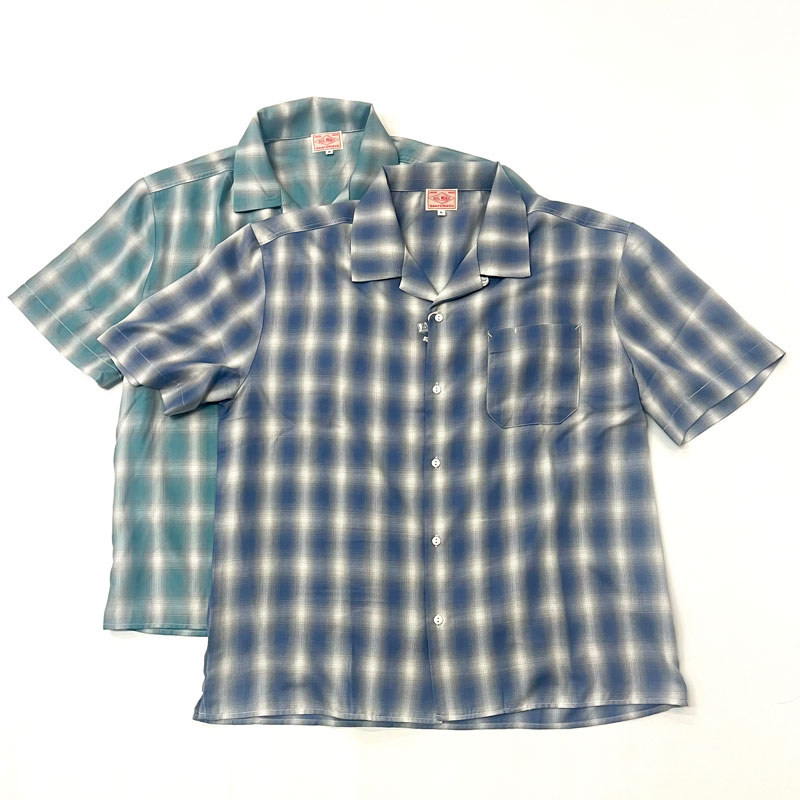 ビッグマイク BIG MIKE オンブレチェック 半袖シャツ S/S SHIRT