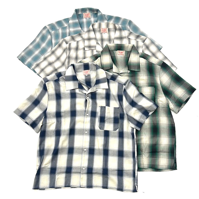 ビッグマイク BIG MIKE オンブレチェック 半袖シャツ S/S SHIRT