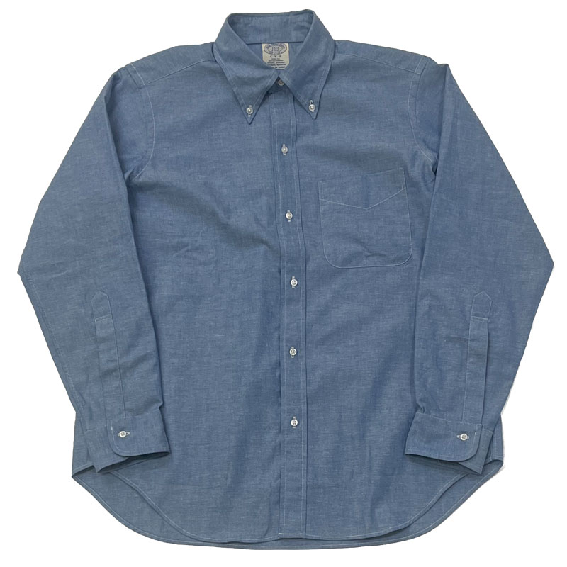 ブルーウォーター BLUE WATER ボタンダウン シャンブレーシャツ ダンガリーシャツ　オウンメイク　Chambray　当店別注