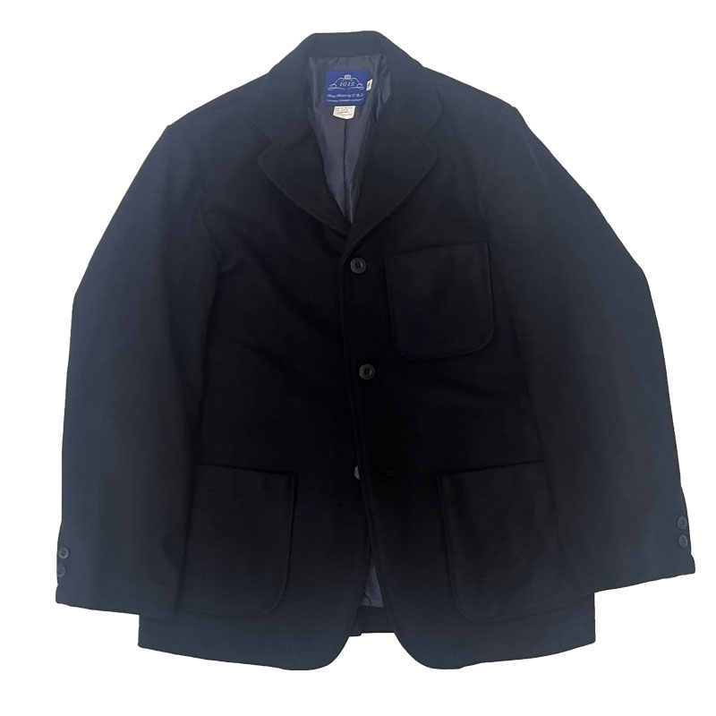 ブルーウォーター BLUE WATER カシミア混 イタリア製生地 3B アンコンジャケット 3B Tailored Jacket Navy