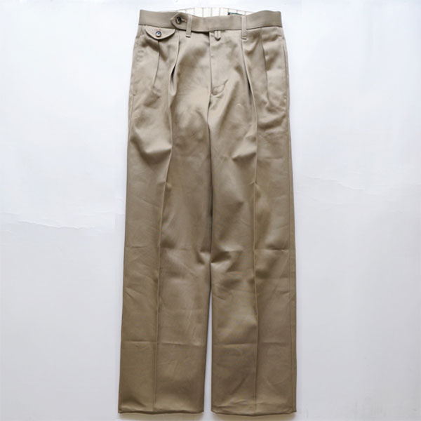 バーンストーマー BARNSTORMER マッカーサー2 2タックトラウザー MACARTHUR2 2TUCK TROUSER 1945P Khaki