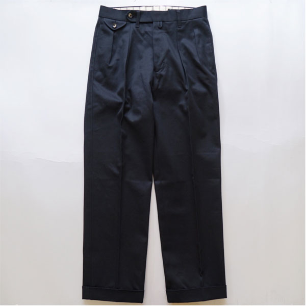 バーンストーマー BARNSTORMER マッカーサー2 2タックトラウザー MACARTHUR2 2TUCK TROUSER 1945P Navy