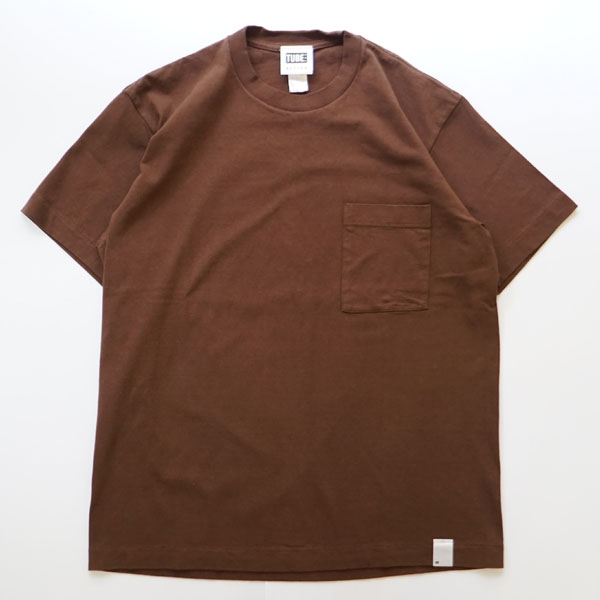 ベター Better S/S TUBE POCKET TEE 丸胴ポケット Tシャツ BTR2202P Brown