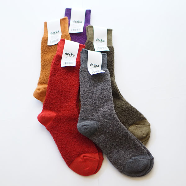 デカ decka アルパカウールソックス Baby Alpaca & Merino Wool socks de-19