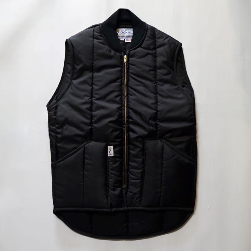 ディクソン DICKSON キルティングベスト 10oz Ripstop Vertical Vest Black