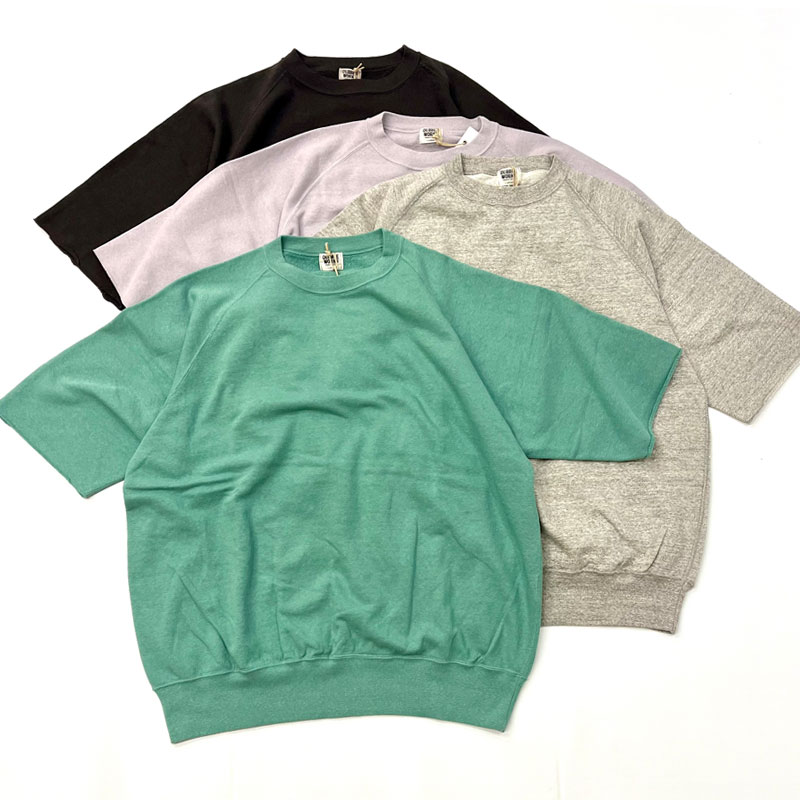 ダブルワークス DUBBLE WORKS ラフィミニ裏毛 Cut Off Sleeve Sweat Shirt Lot.74001