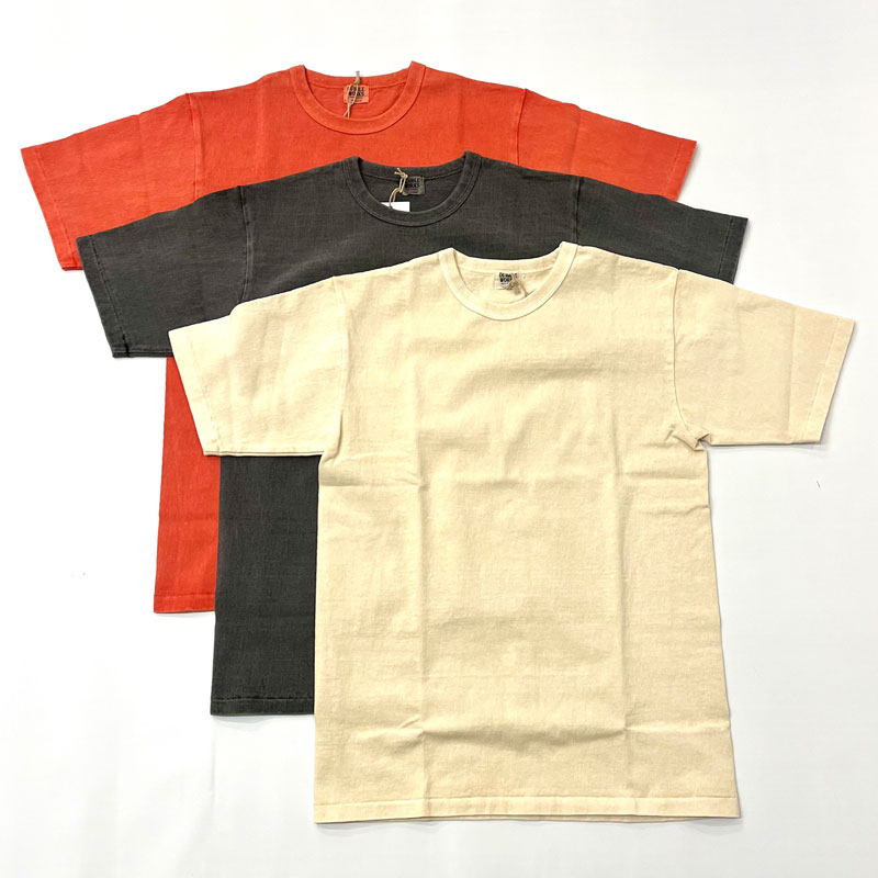 ダブルワークス DUBBLE WORKS 8番手 度詰め 丸胴天竺 Tシャツ HEAVY WEIGHT SHORT SLEEVE Tee PIGMENT DYE lot.37001PD