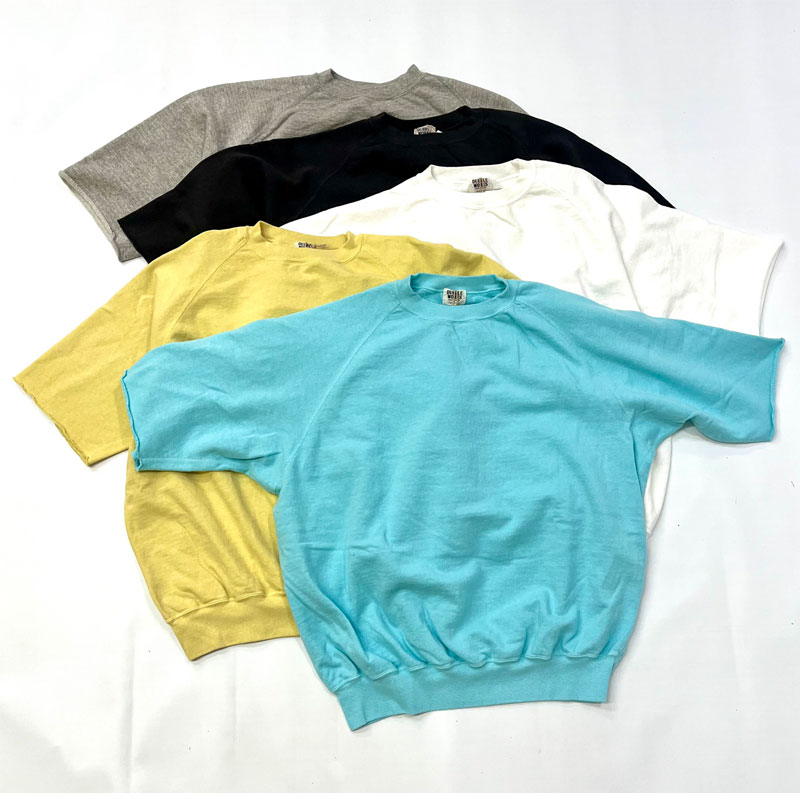 ダブルワークス DUBBLE WORKS ラフィミニ裏毛 Cut Off Sleeve Sweat Shirt Lot.74001