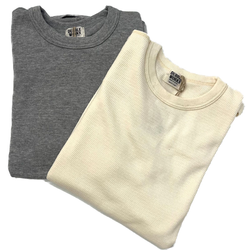 ダブルワークス DUBBLE WORKS サーマル ロングスリーブTシャツ THERMAL crew neck L/S T-SHIRTS Lot.54002