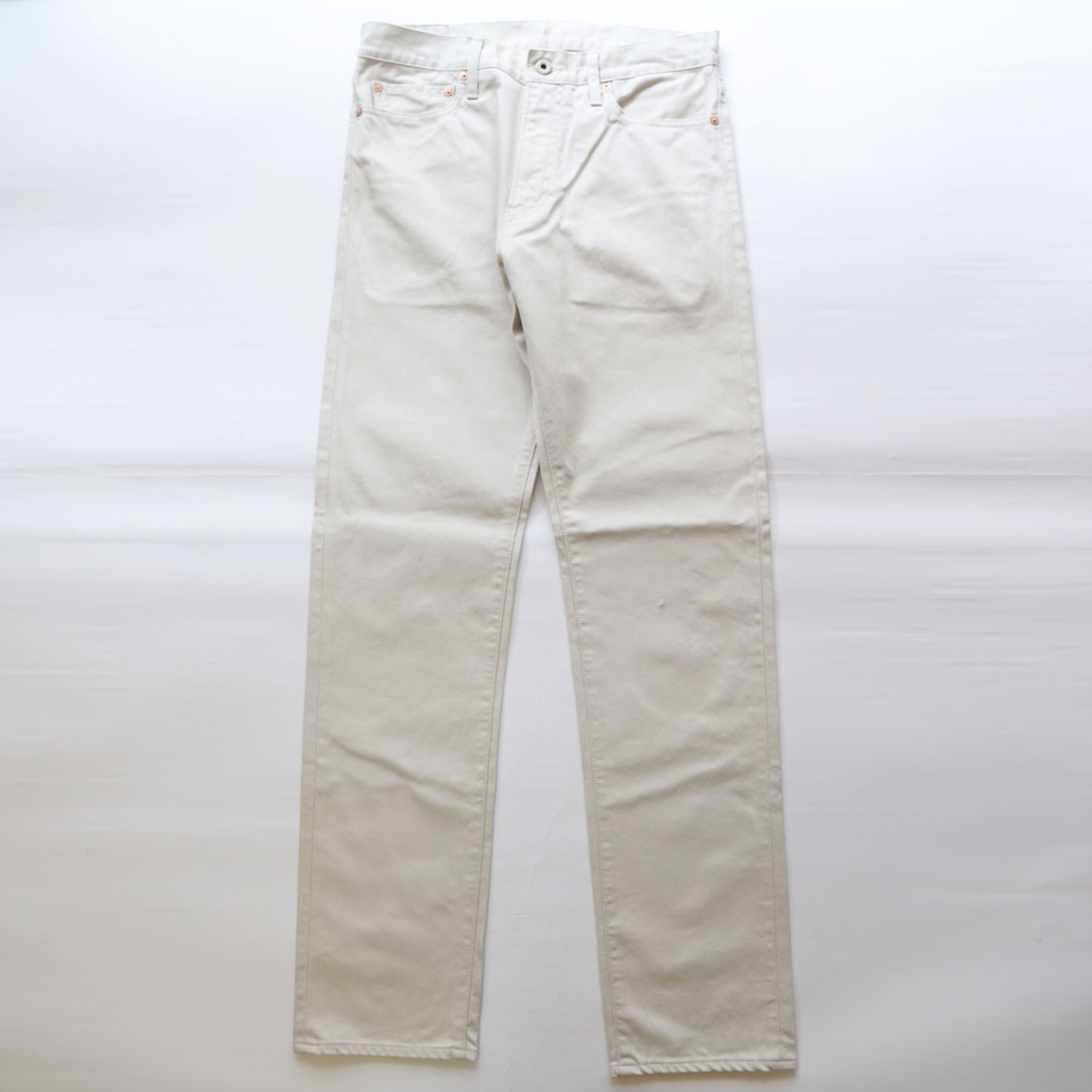 エフオービーファクトリー FOB FACTORY 5P ピケパンツ Pike Pants F1134 IVORY