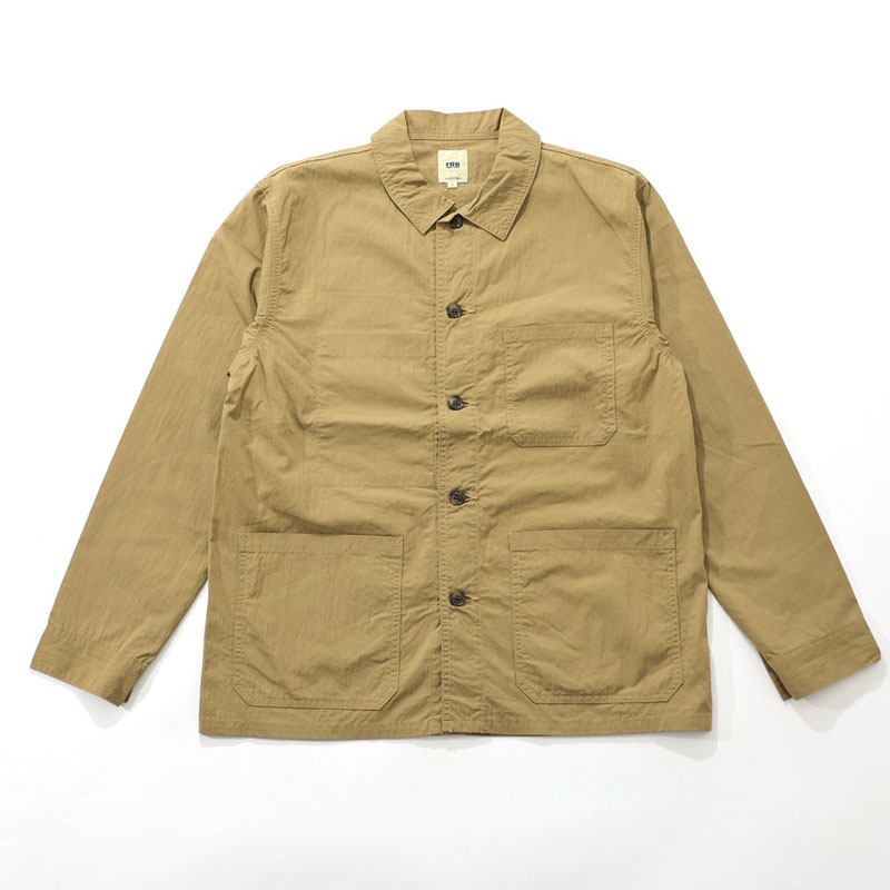 エフオービーファクトリー FOB FACTORY FRENCH SHIRT Jacket シャツジャケット F2394 カーキ