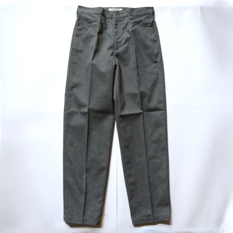 エフオービーファクトリー FOB FACTORY STA-PREST WIDE TROUSERS F0538 Gray