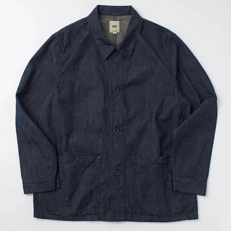 エフオービーファクトリー FOB FACTORY DENIM COVER ALL デニムカバーオール 10oz One washed F2447