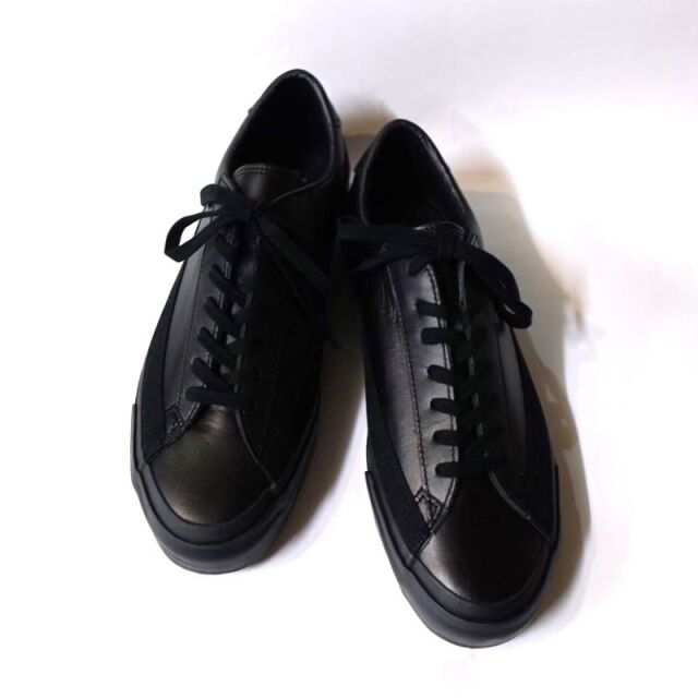 アサヒ Asahi ベルテッド レザースニーカー ASAHI BELTED LOW M036 Black