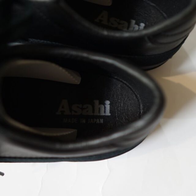 アサヒ Asahi ベルテッド レザースニーカー ASAHI BELTED LOW M036 Black