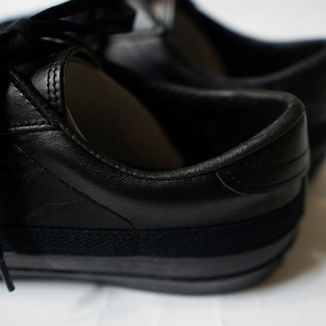 アサヒ Asahi ベルテッド レザースニーカー ASAHI BELTED LOW M036 Black