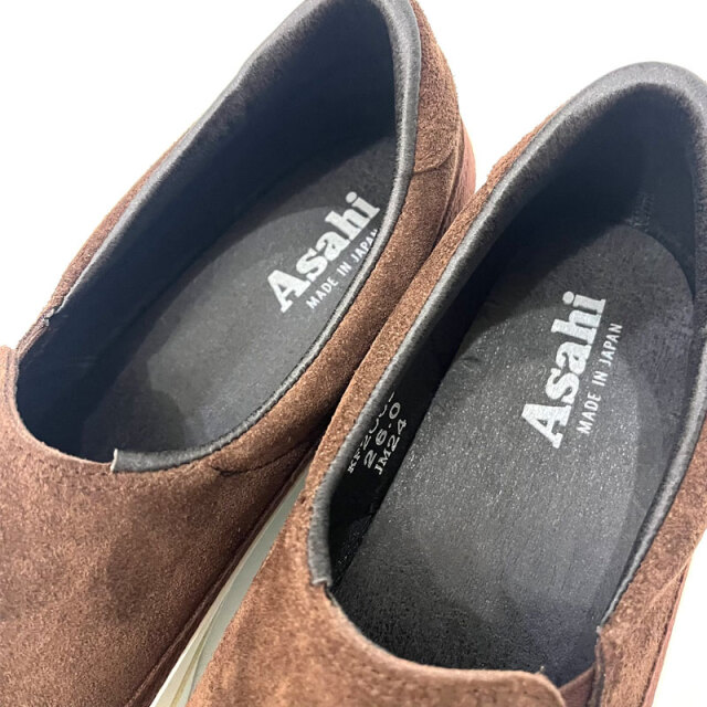 アサヒ Asahi スエードスニーカー ASAHI BELTED SLIP-ON SUEDE スリッポン