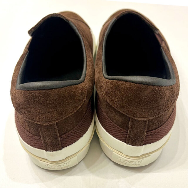 アサヒ Asahi スエードスニーカー ASAHI BELTED SLIP-ON SUEDE