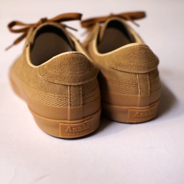 アサヒ Asahi ベルテッド スエードスニーカー ASAHI BELTED LOW SUEDE