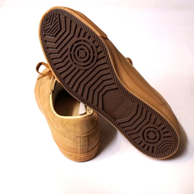 アサヒ Asahi ベルテッド スエードスニーカー ASAHI BELTED LOW SUEDE