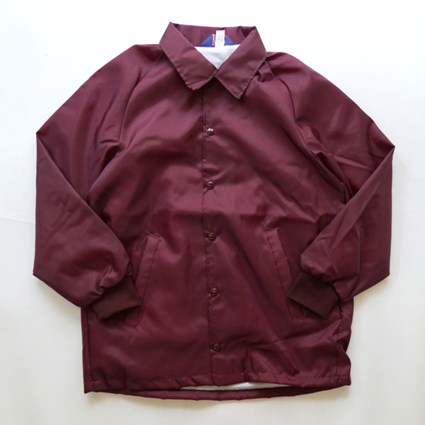 エーエスダブリュー ASW サテンコーチジャケット フランネルライニング Burgundy
