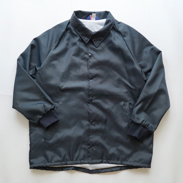 エーエスダブリュー ASW サテンコーチジャケット フランネルライニング Navy