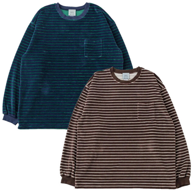 ベター BETTER クルーネックロンTEE ロングスリーブ CORDUROY BORDER L/S T-SHIRT BTR2631