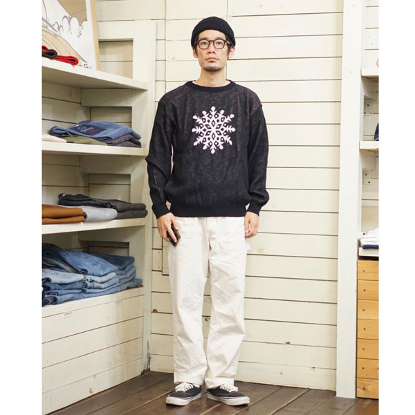 ビンガムトンニッティング BINGHAMTON KNITTING クルーネックコットン