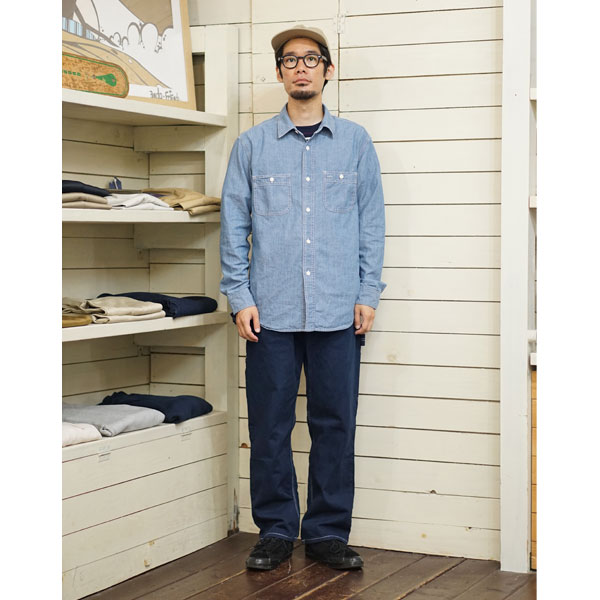 ビッグマイク BIG MIKE シャンブレーワークシャツ Chambray Work Shirt