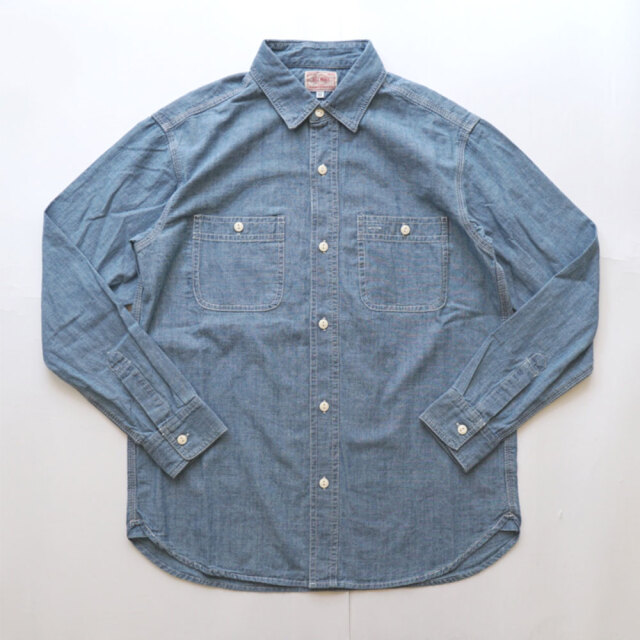 ビッグマイク BIG MIKE シャンブレーワークシャツ Chambray Work Shirt L.Indigo