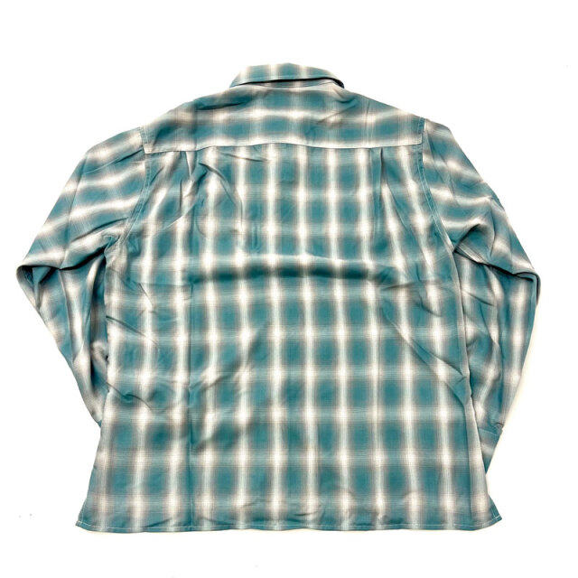 ビッグマイク BIG MIKE オンブレチェック 長袖シャツ レーヨン混 L/S SHIRT