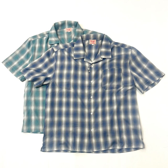 ビッグマイク BIG MIKE オンブレチェック 半袖シャツ S/S SHIRT