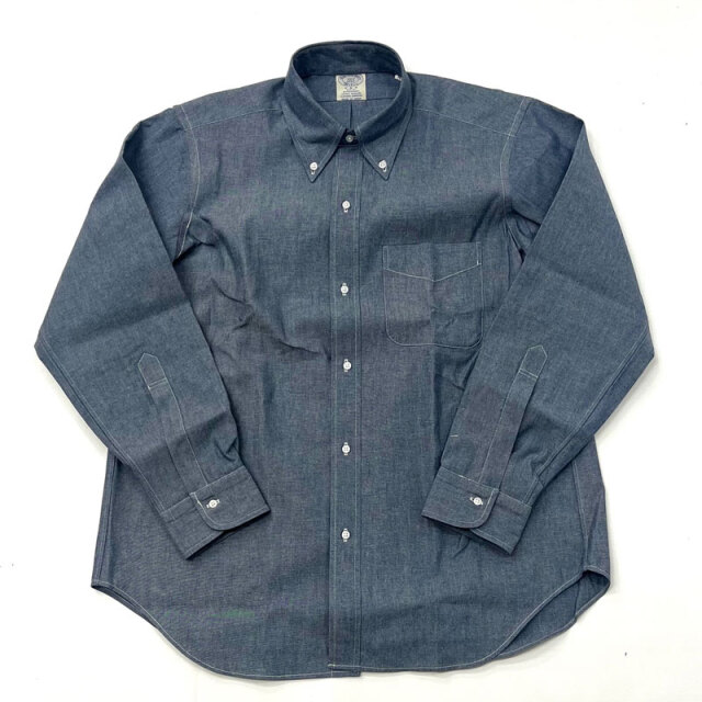 ブルーウォーター BLUE WATER ボタンダウン シャンブレーシャツ ダンガリーシャツ　オウンメイク　Chambray　当店別注