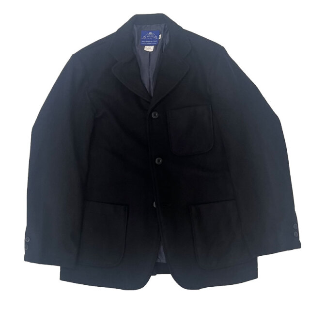 ブルーウォーター BLUE WATER カシミア混 イタリア製生地 3B アンコンジャケット 3B Tailored Jacket Navy